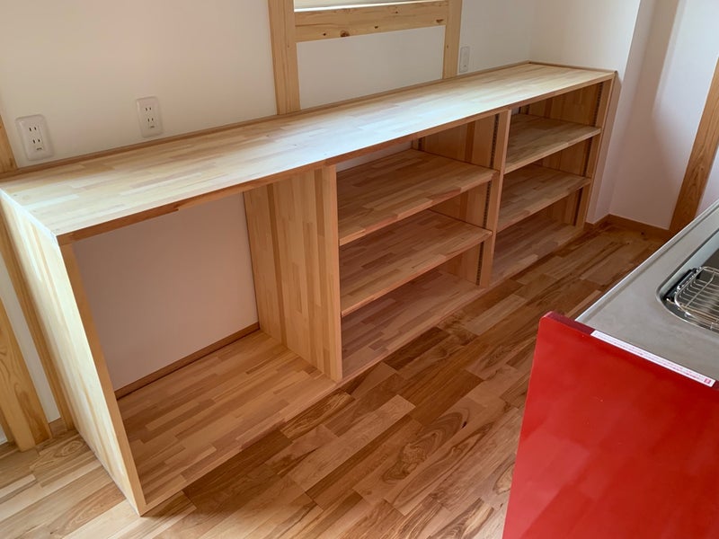 手作り棚が出来上がりました‼