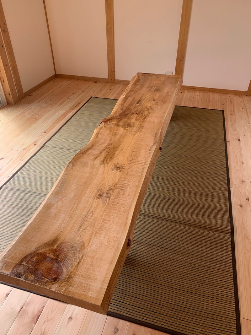 ひのきのテーブルを作ってみました‼