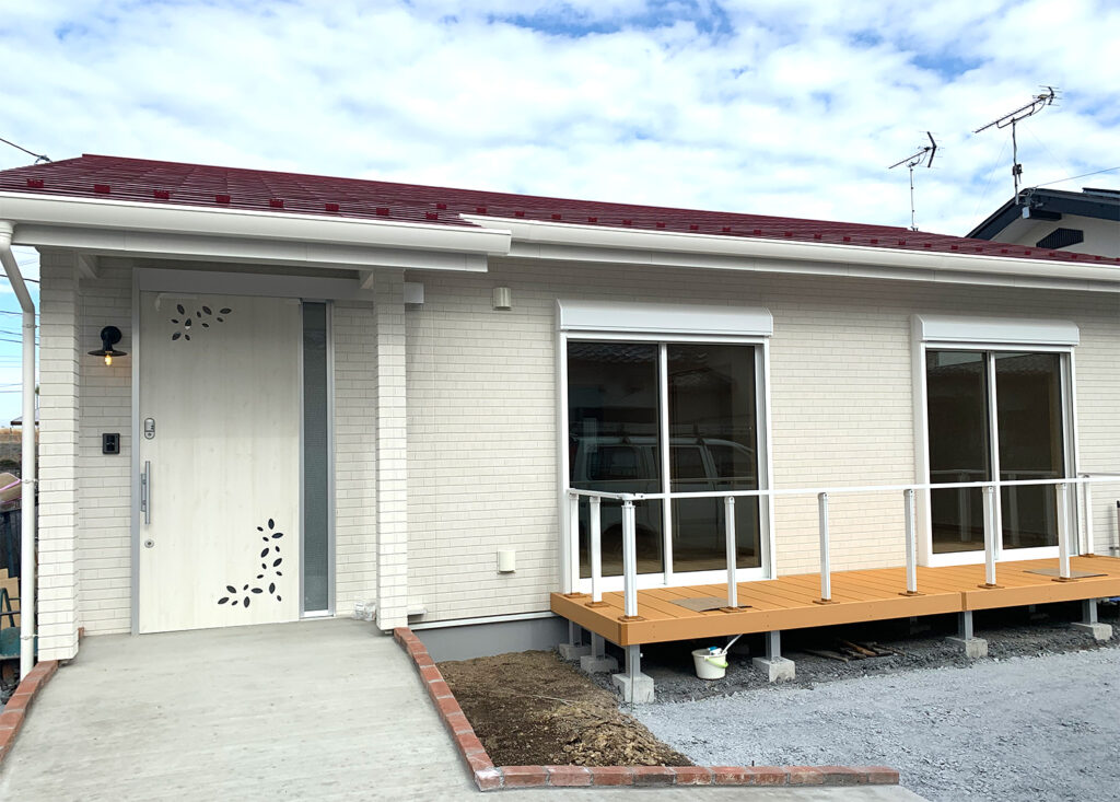 車いすで叶える、光あふれる平屋の家